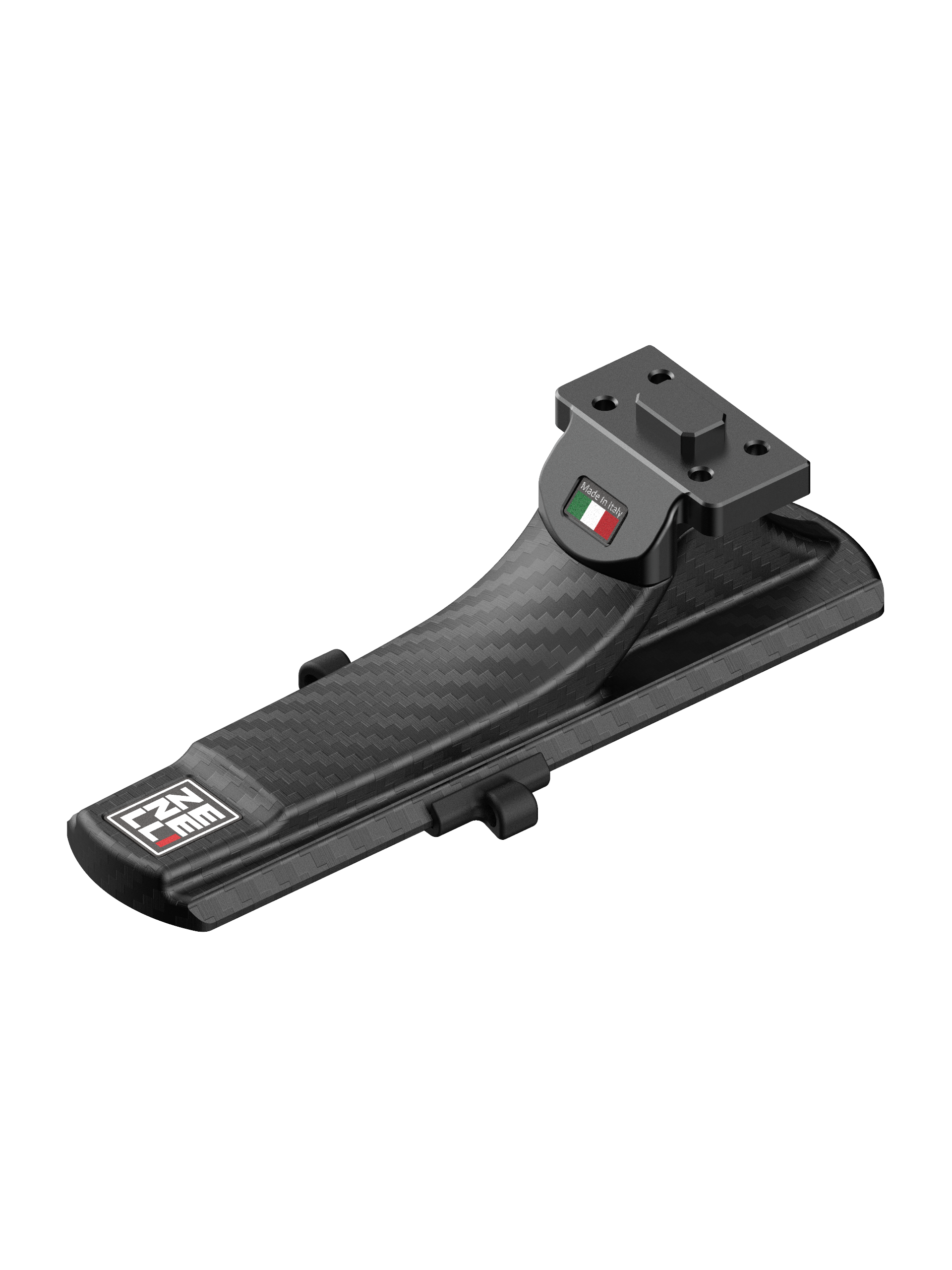 View of carbon foot lens by Zenelli