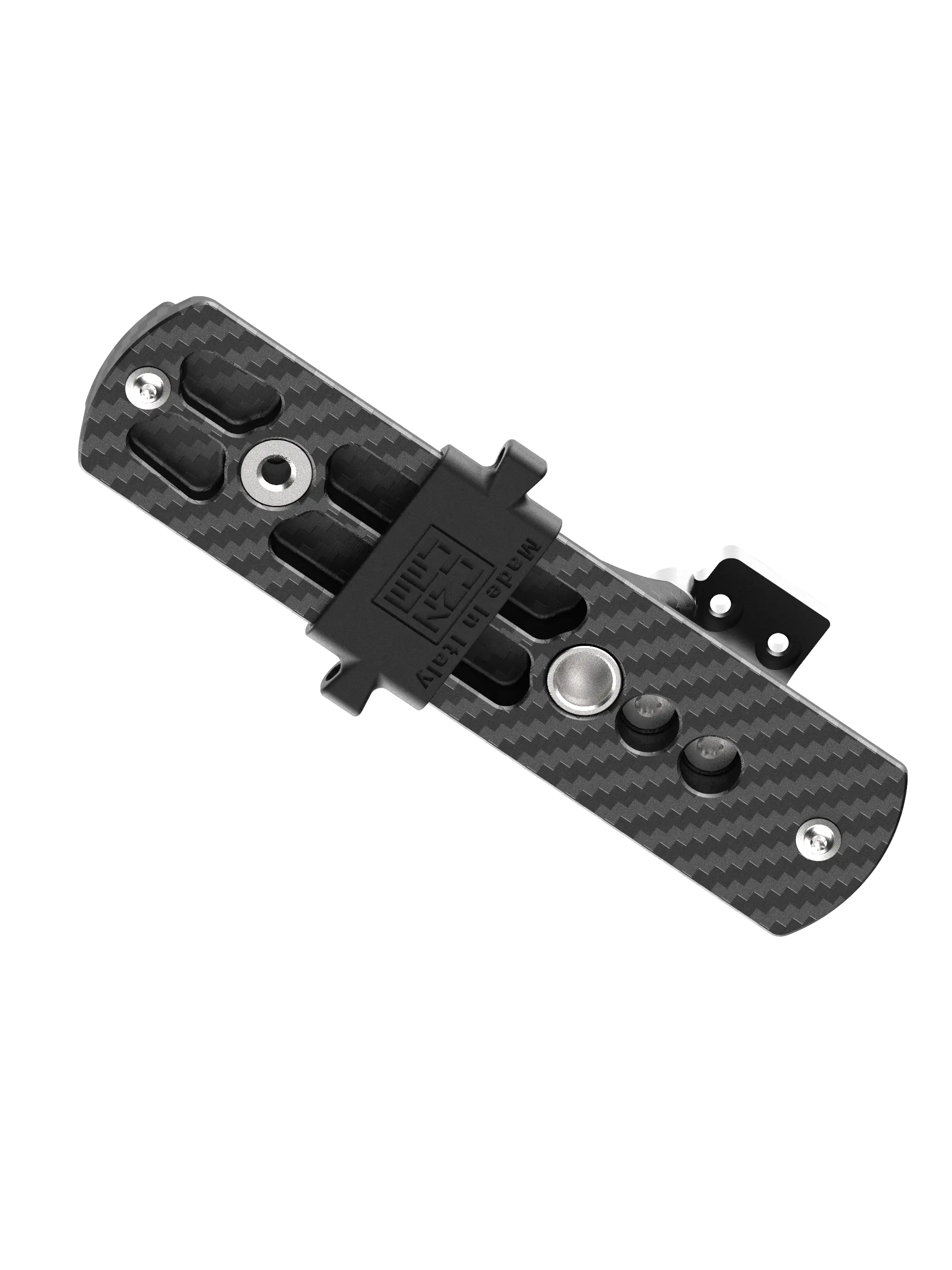 View of carbon foot lens by Zenelli