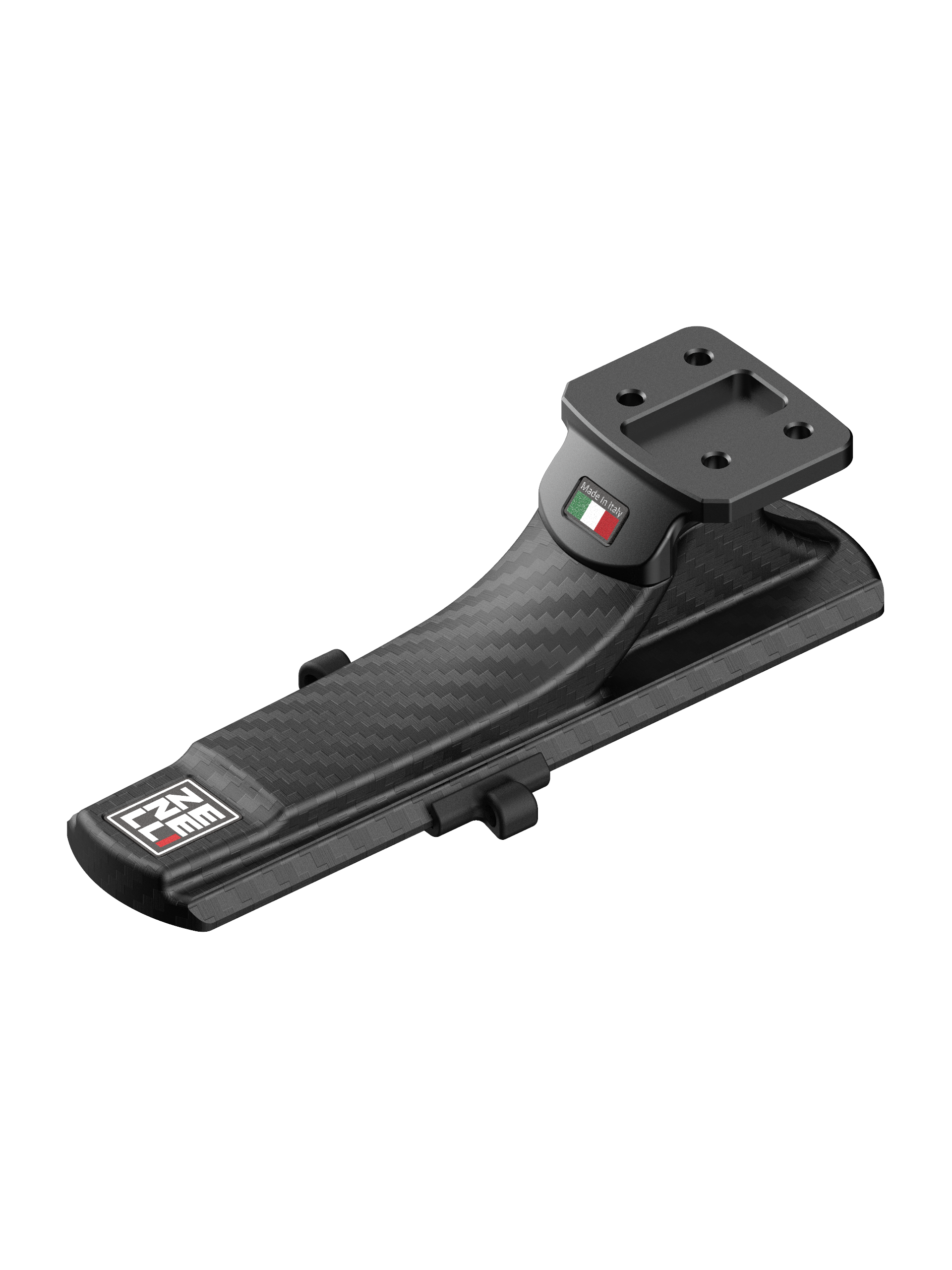 View of carbon foot lens by Zenelli
