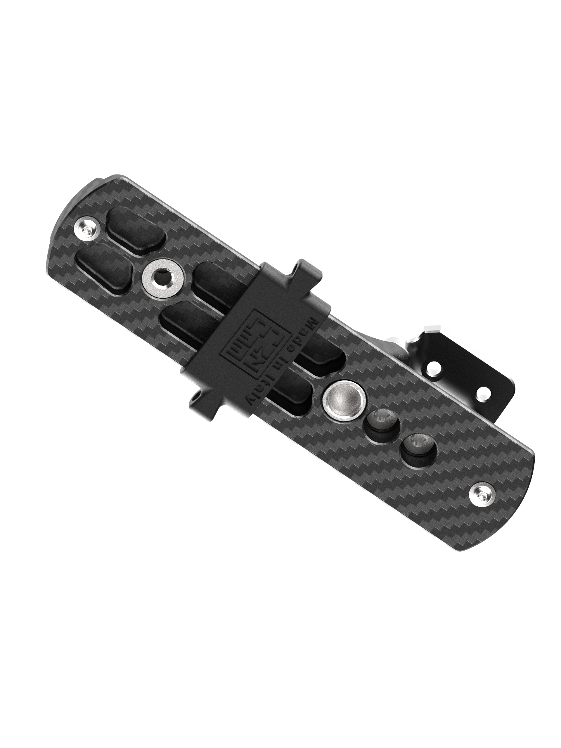 View of carbon foot lens by Zenelli