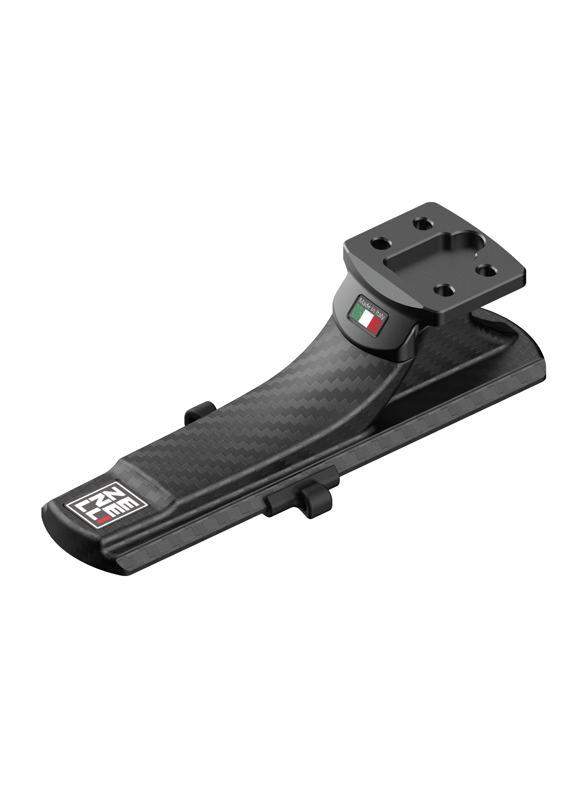 View of carbon foot lens by Zenelli