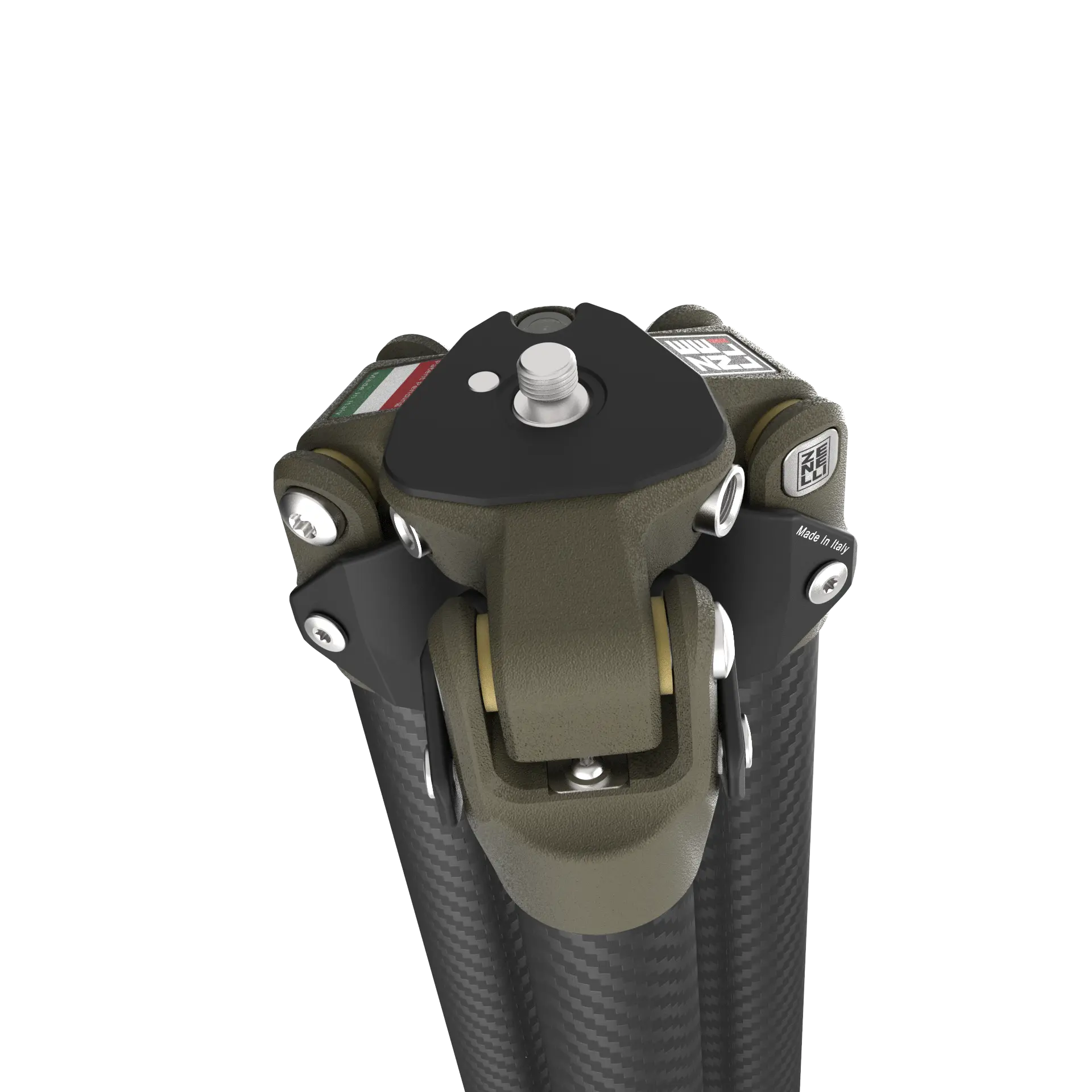 carbon tripod tc detail showing compact leg design and locking system