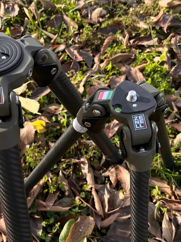 carbon fiber tripod tx mounted with gimbal head for stable telephoto setup