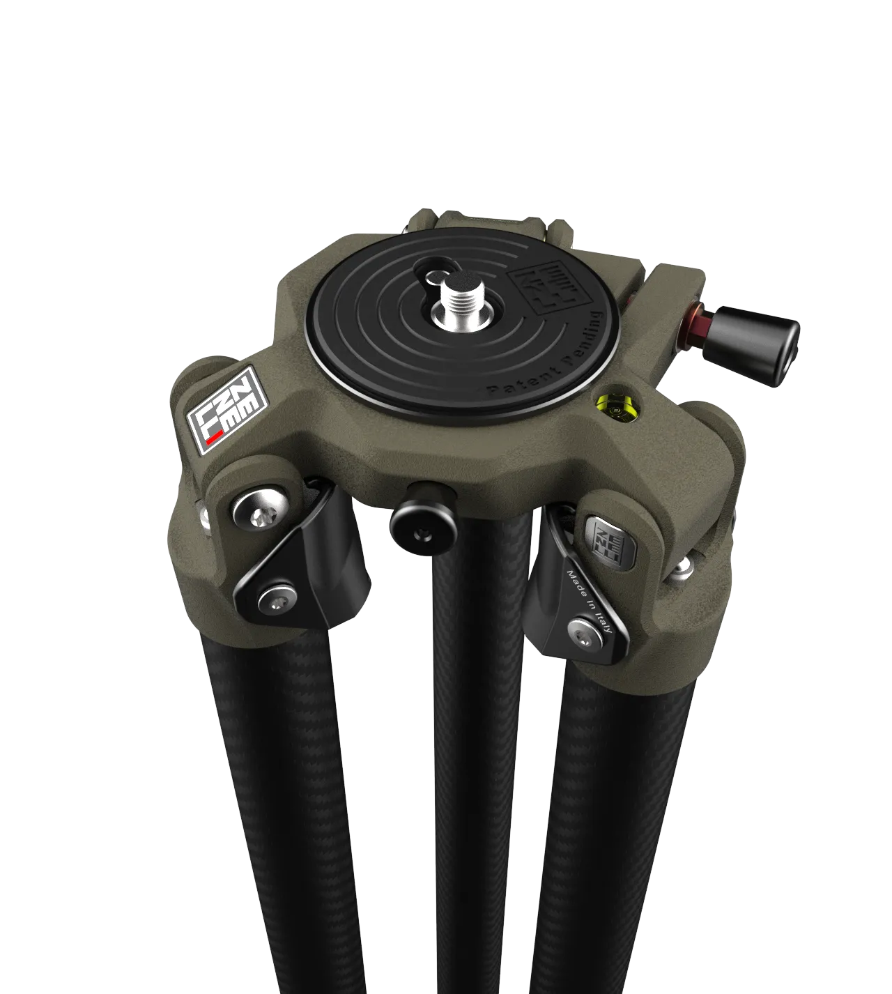 carbon tripod tx detail showing strong leg construction and locking system