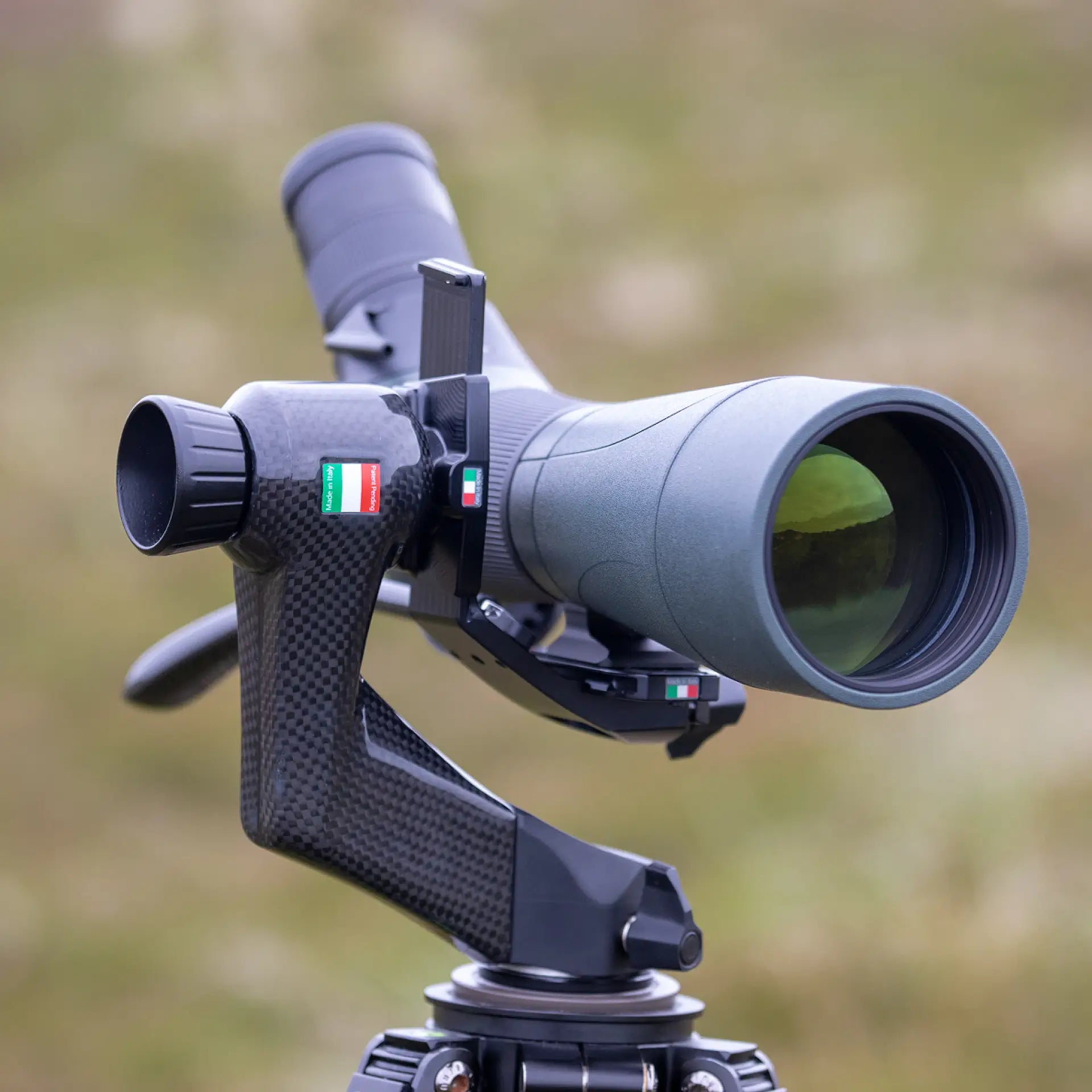 View of gimbal head carbon fiber zc by Zenelli