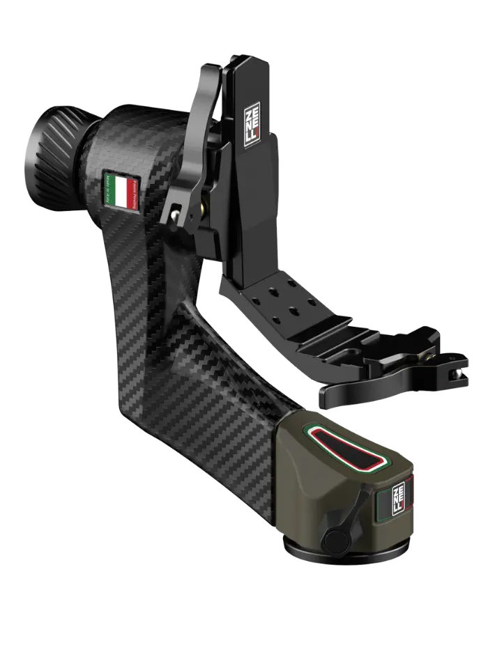 View of gimbal head carbon fiber zc by Zenelli