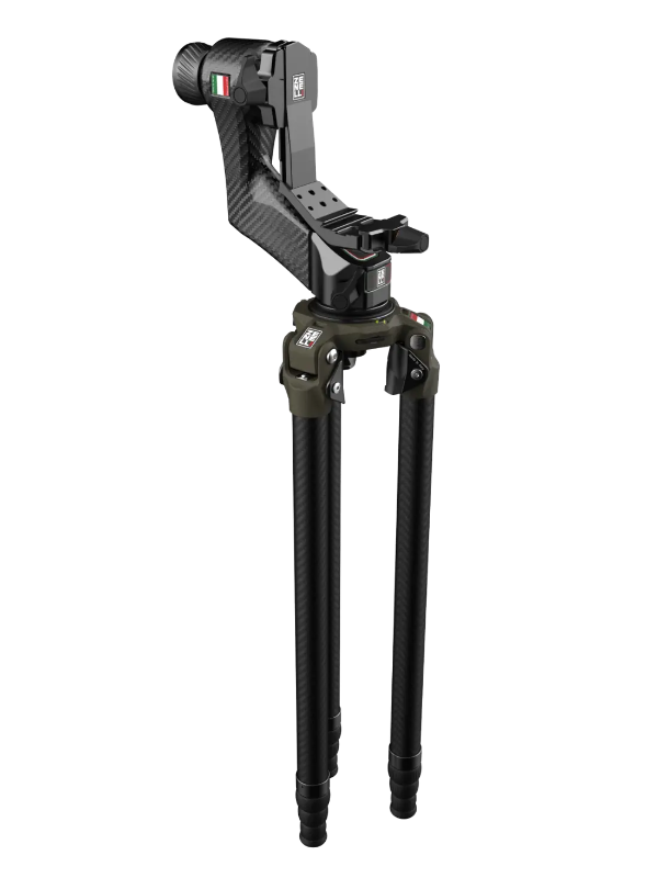 carbon tripod and gimbal kit close-up lightweight setup