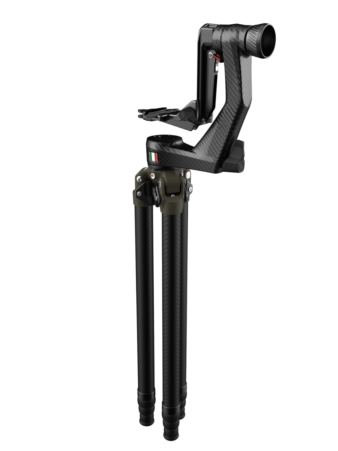 zenelli kit carbon vt tripod and gimbal head