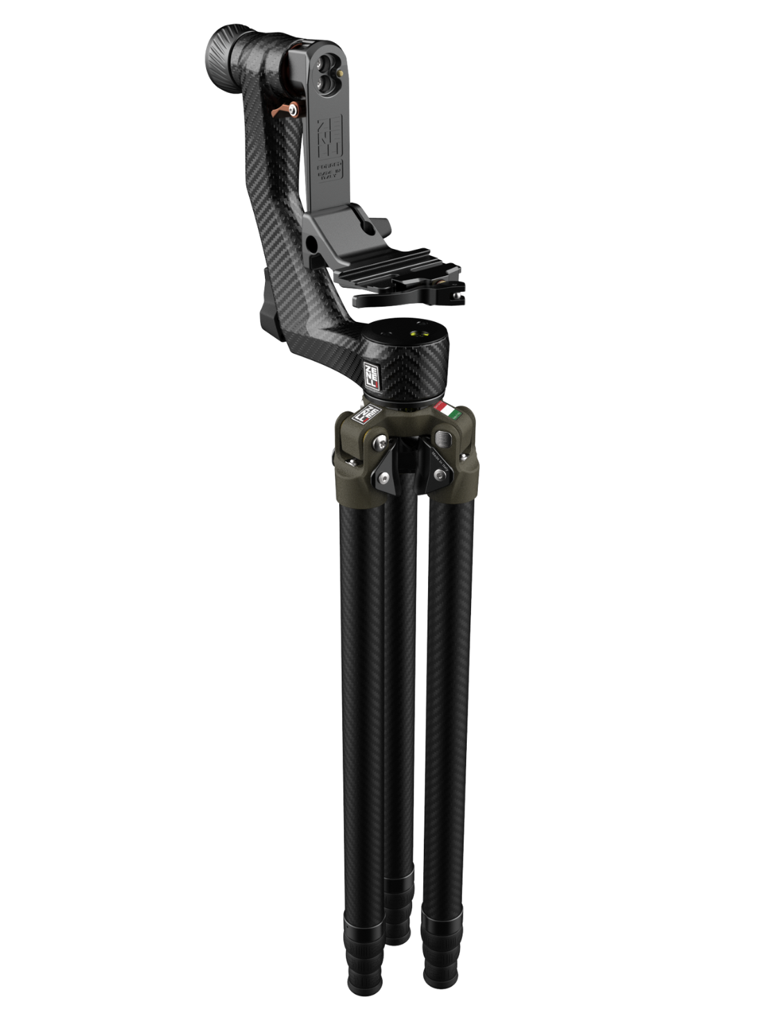 zenelli kit carbon vt tripod and gimbal head