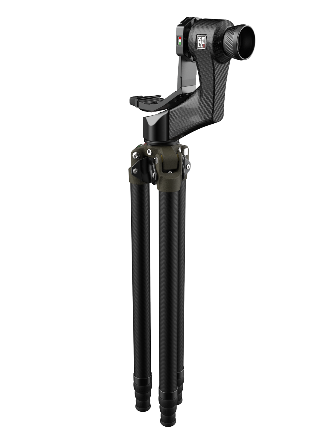 zenelli kit carbon vt tripod and gimbal head