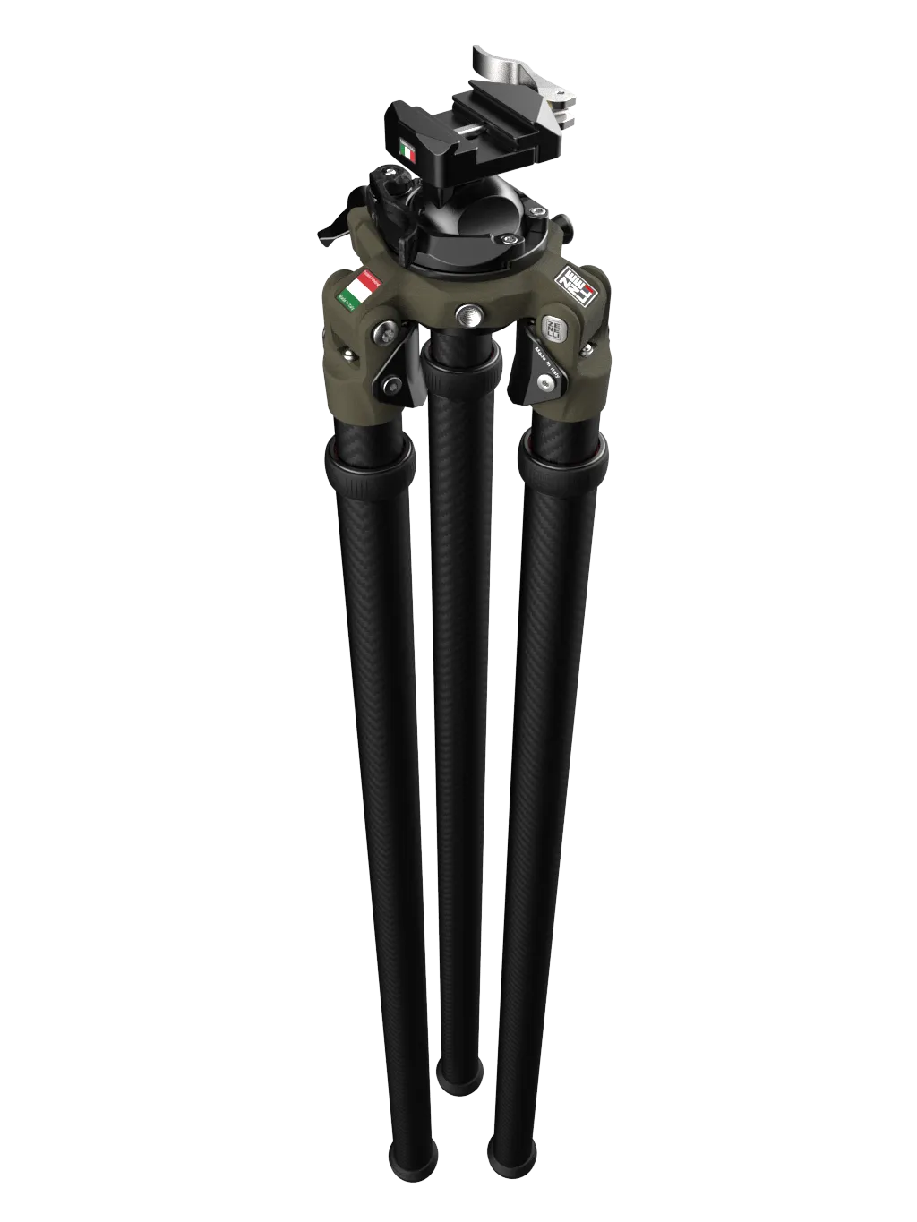 Lightweight Italian-engineered support system designed for maximum control, vibration reduction, and demanding outdoor performance.