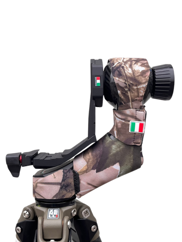 camouflage cover used in nature to hide camera equipment from animals
