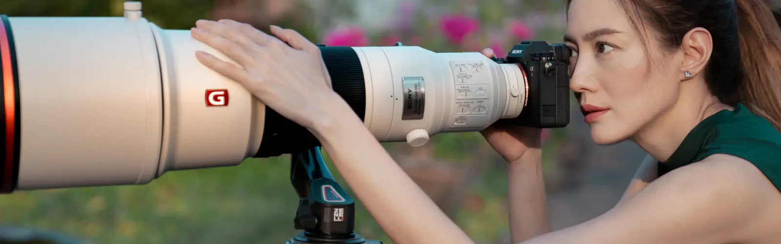 View of carbon gimbal head by Zenelli