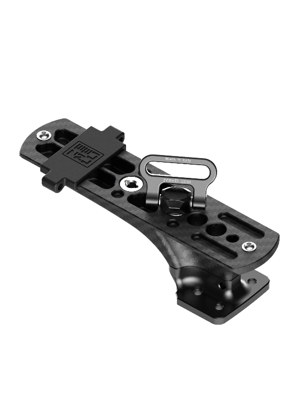 camera gear connected with quick detach system for secure and flexible use