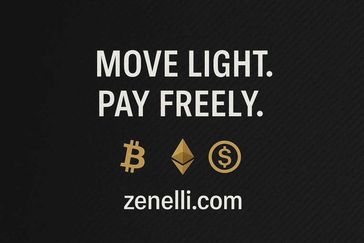 Zenelli® introduces cryptocurrency payments