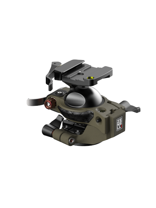 bx ball head detail showing precision machining and control knobs