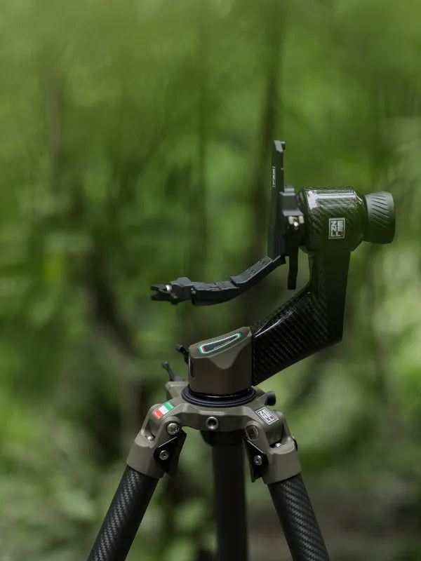 Zenelli TX tripod with ZC gimbal head, designed for tracking wildlife with a long lens.