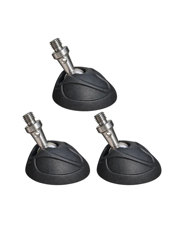 Tripod Pivot Foot with 3/8-16 threaded connection and stainless steel joint