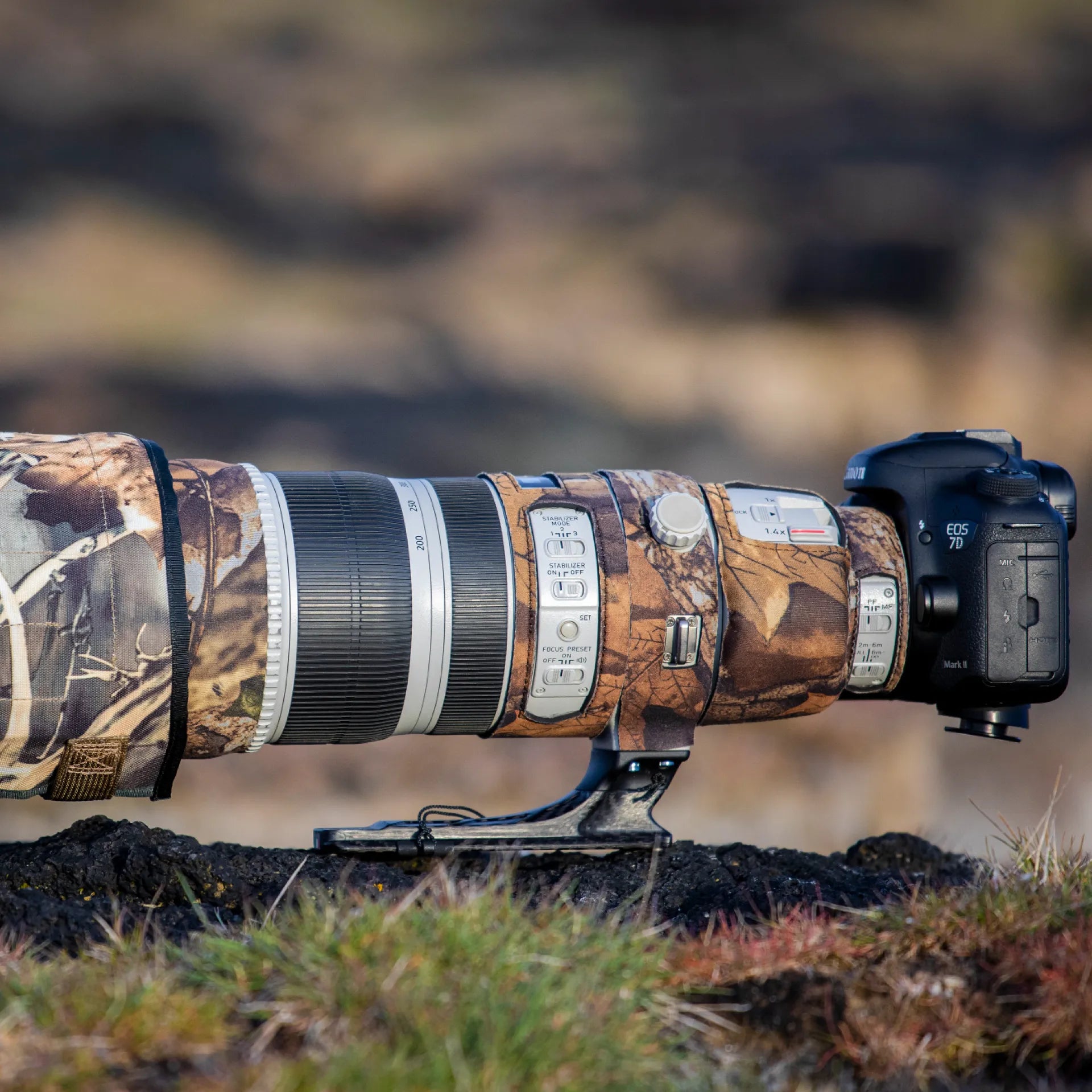 View of carbon foot lens by Zenelli