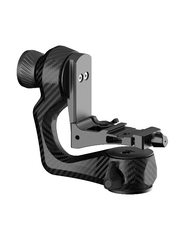 lightweight gimbal head zv for telephoto lenses and smooth tracking shots