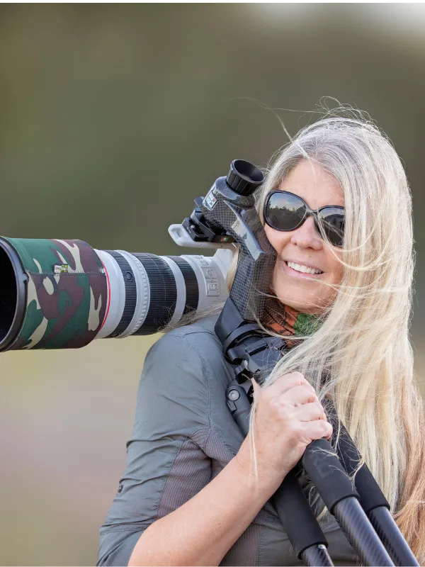 portable gimbal head zr for wildlife photography on the move