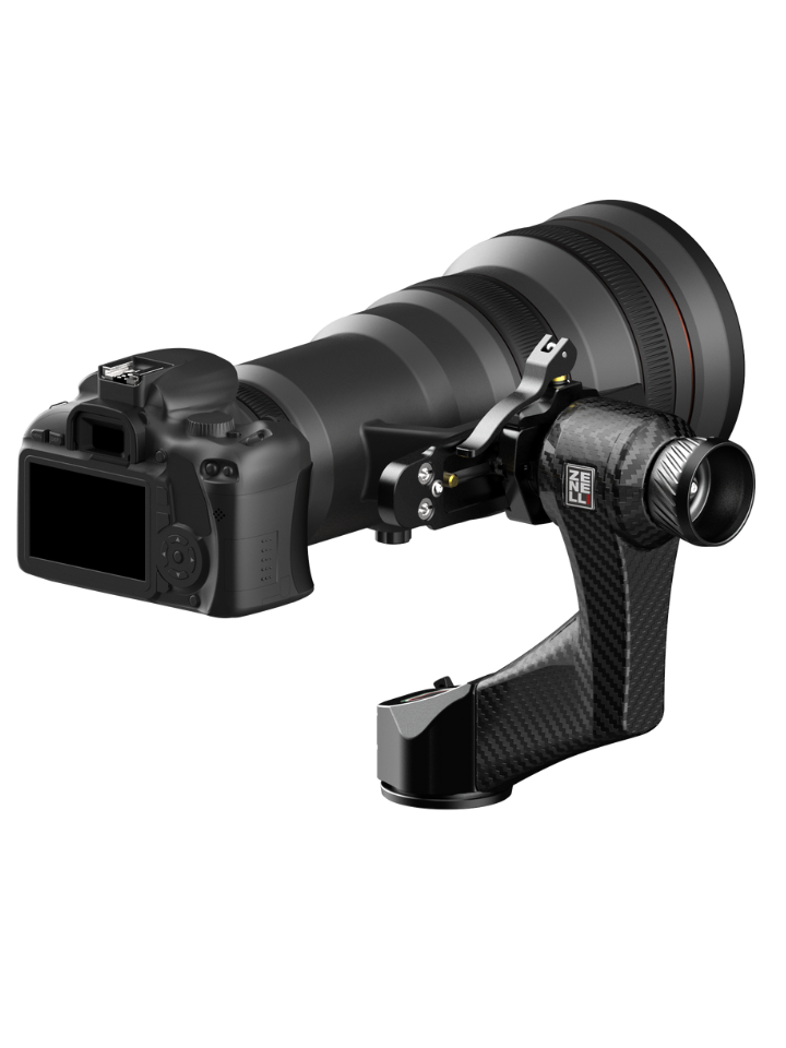 View of gimbal head carbon fiber zr essential matt by Zenelli