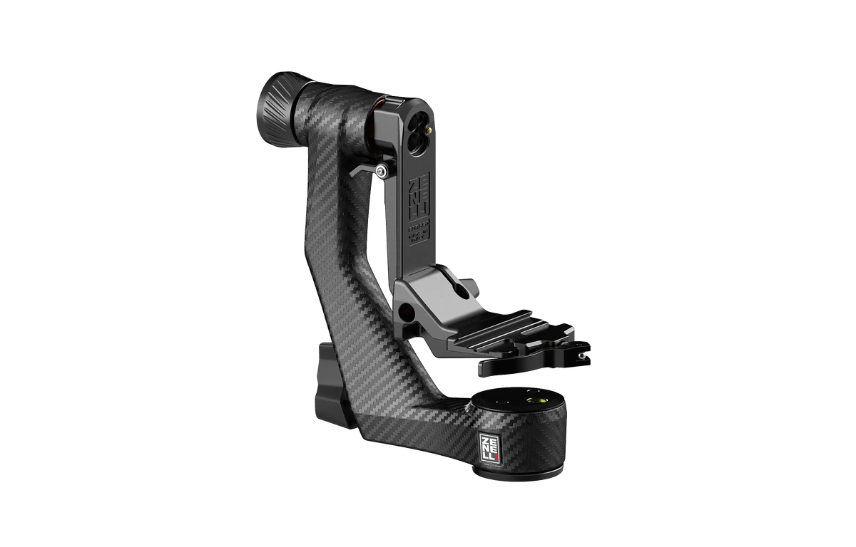 View of gimbal head carbon fiber zx carbon fiber by Zenelli