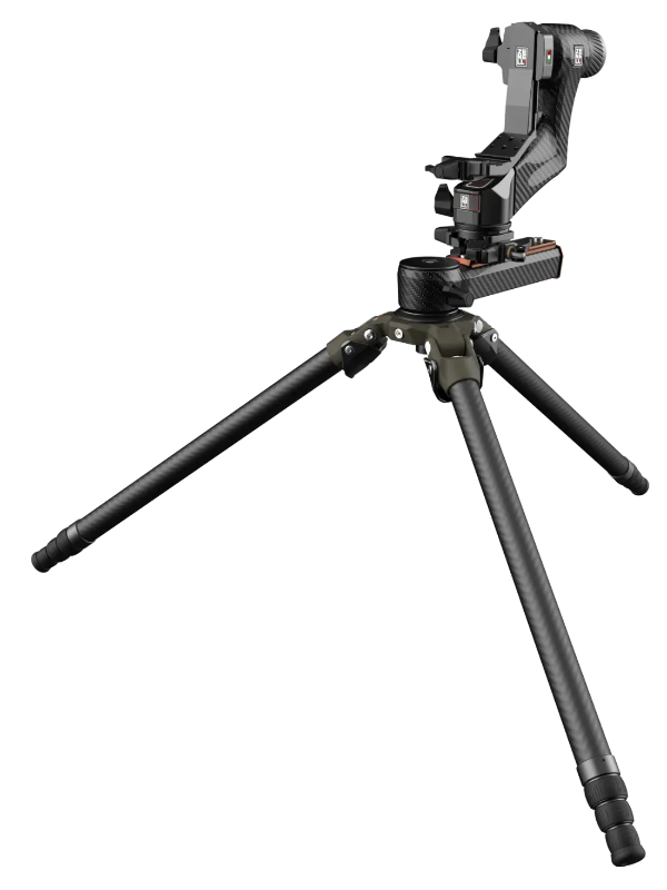 carbon tripod and gimbal kit close-up lightweight setup