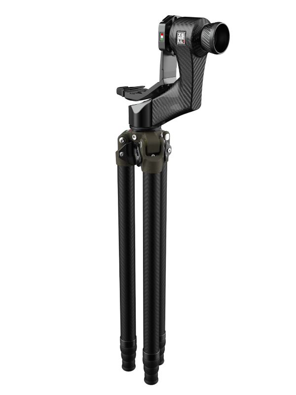 carbon tripod and gimbal kit close-up lightweight setup
