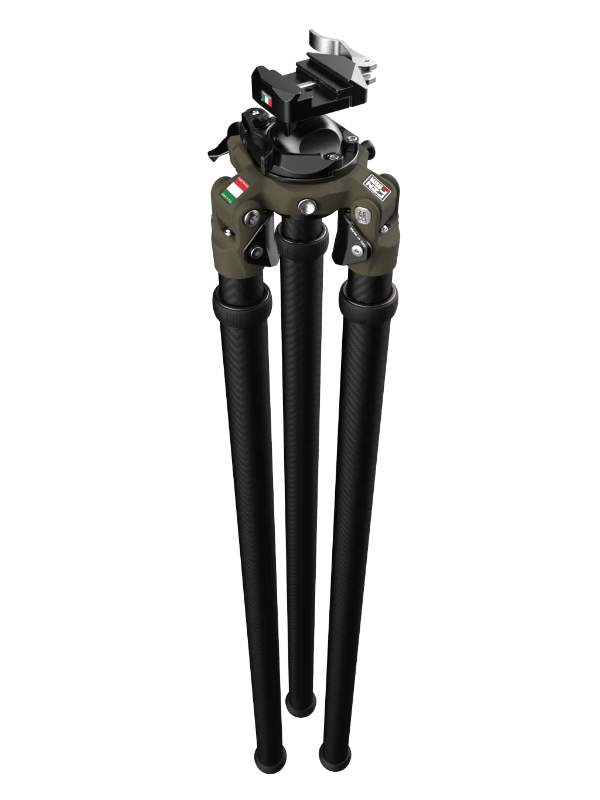 Lightweight Italian-engineered support system designed for maximum control, vibration reduction, and demanding outdoor performance.