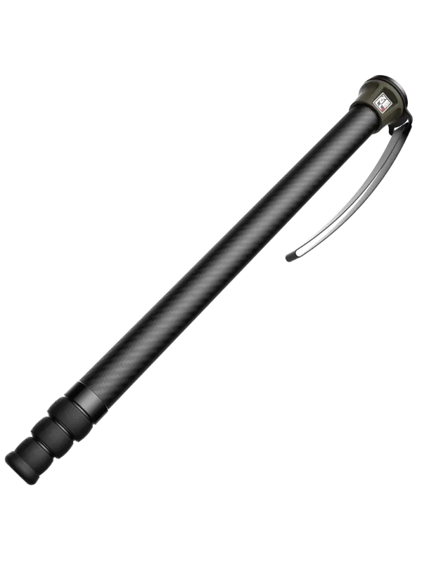 portable carbon monopod for fast moving subjects and action photography