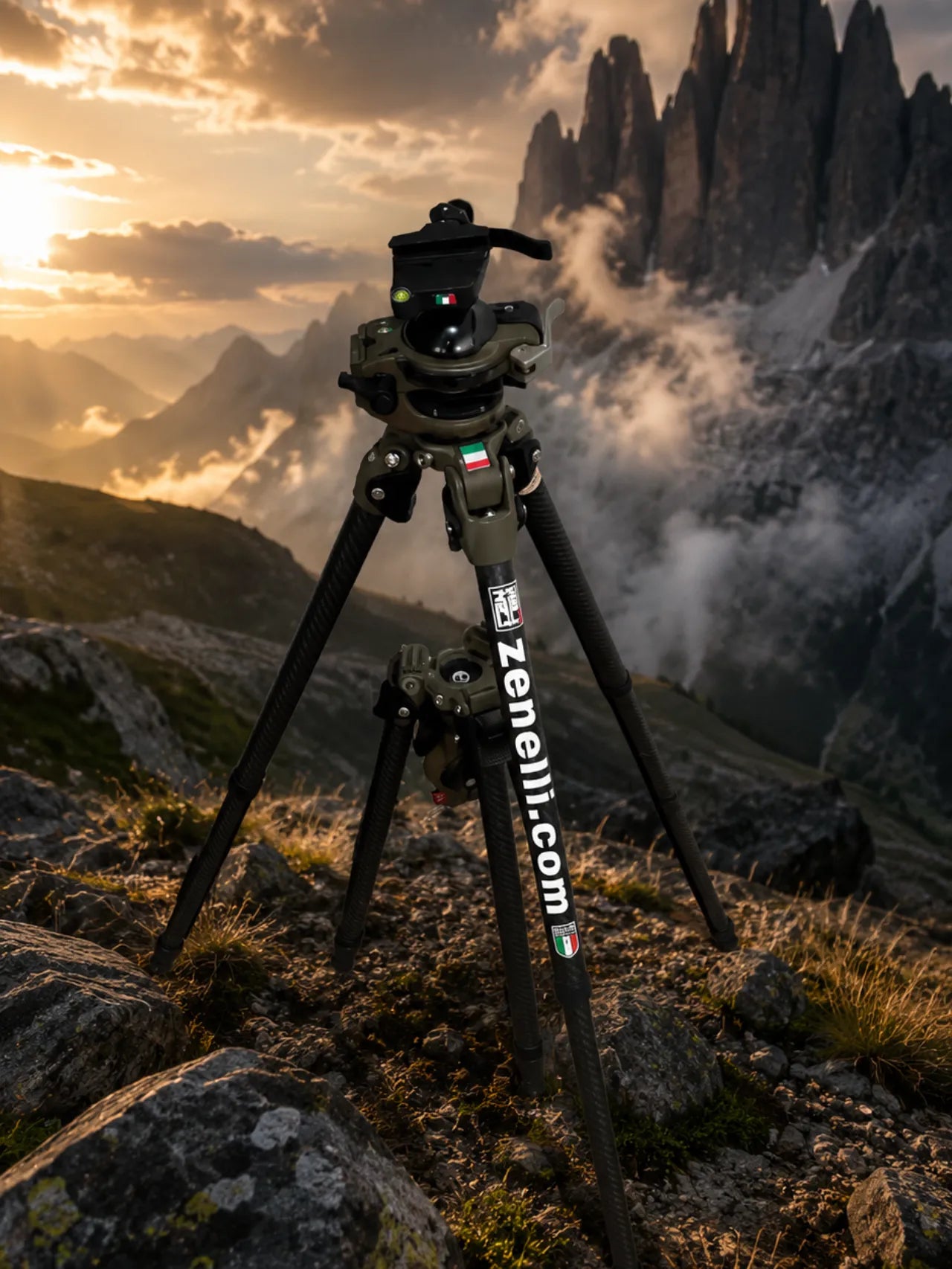 Zenelli Carbon TX34 carbon fiber tripod for wildlife photography with super telephoto lenses