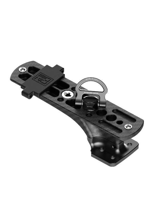 qd system used for carrying telephoto lens safely with fast detachment
